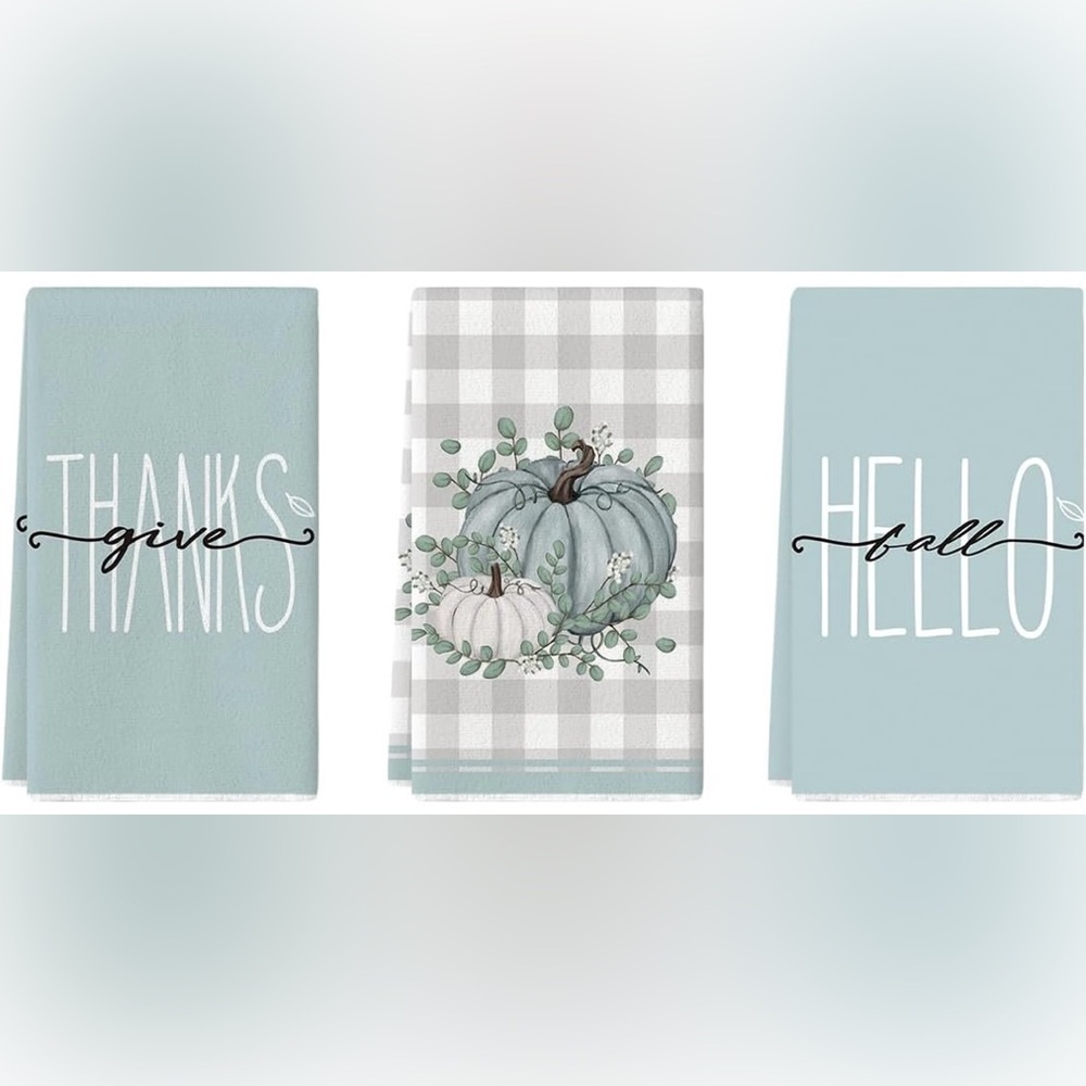 Fall Kitchen Towels Set
